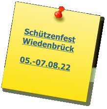 Schützenfest Wiedenbrück  05.-07.08.22